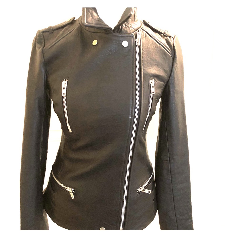 WALTER BAKER NY:  Black Moto Jacket NWOT